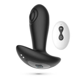 Octo Plug Anal com Pulsação e Controlo Remoto Crushious