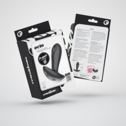 Octo Plug Anal com Pulsação e Controlo Remoto Crushious