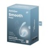 Jajko Smooth Petal Connect App - Wibrator dla par do noszenia - Niebieski Satisfyer