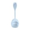 Ou Smooth Petal Connect App - Vibrator purtabil pentru cupluri - Albastru Satisfyer