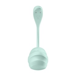Ovo Smooth Petal Connect App - Vibrador Vestível para Casal - Menta Satisfyer