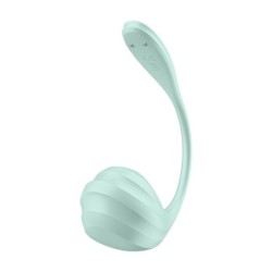 Ovo Smooth Petal Connect App - Vibrador Vestível para Casal - Menta Satisfyer