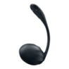 Vibrirajuće jaje s aplikacijom Ribbed Petal Connect App Crno Satisfyer