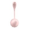 Vibrirajuće jaje s aplikacijom Ribbed Petal Connect App Rosa Satisfyer