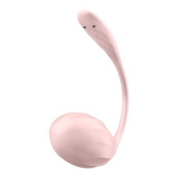 Värisevä muna sovelluksella Ribbed Petal Connect App Pinkki Satisfyer