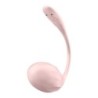 Vibrirajuće jaje s aplikacijom Ribbed Petal Connect App Rosa Satisfyer