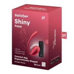 Satisfyer Shiny Petal Connect App Vibrációs Tojás - Piros
