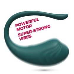 Wiederaufladbares Vibrations-Ei mit Fernbedienung Tamago Crushious Emeralda