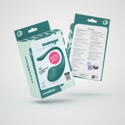 Uppladdningsbart vibrerande ägg med fjärrkontroll Tamago Crushious Emeralda