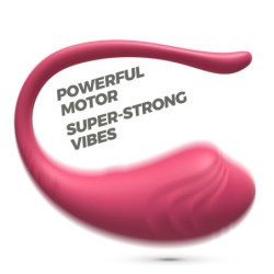 Wiederaufladbares Vibrations-Ei mit Fernbedienung Tamago Crushious Rosa