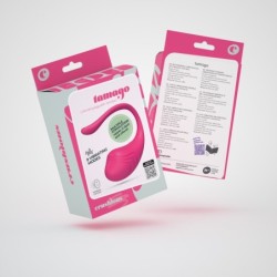 Uppladdningsbart vibrerande ägg med fjärrkontroll Tamago Crushious Rosa