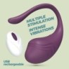 Ovo Vibratório Recarregável Com Controlo Remoto Tamago Crushious Roxo