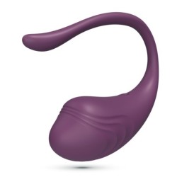 Uppladdningsbart vibrerande ägg med fjärrkontroll Tamago Crushious Lila