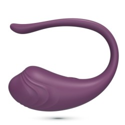 Uppladdningsbart vibrerande ägg med fjärrkontroll Tamago Crushious Lila