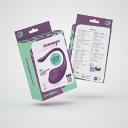 Uzlādējams Vibrējošs Olu Rotaļlieta Ar Tālvadības Pulti Tamago Crushious Violeta