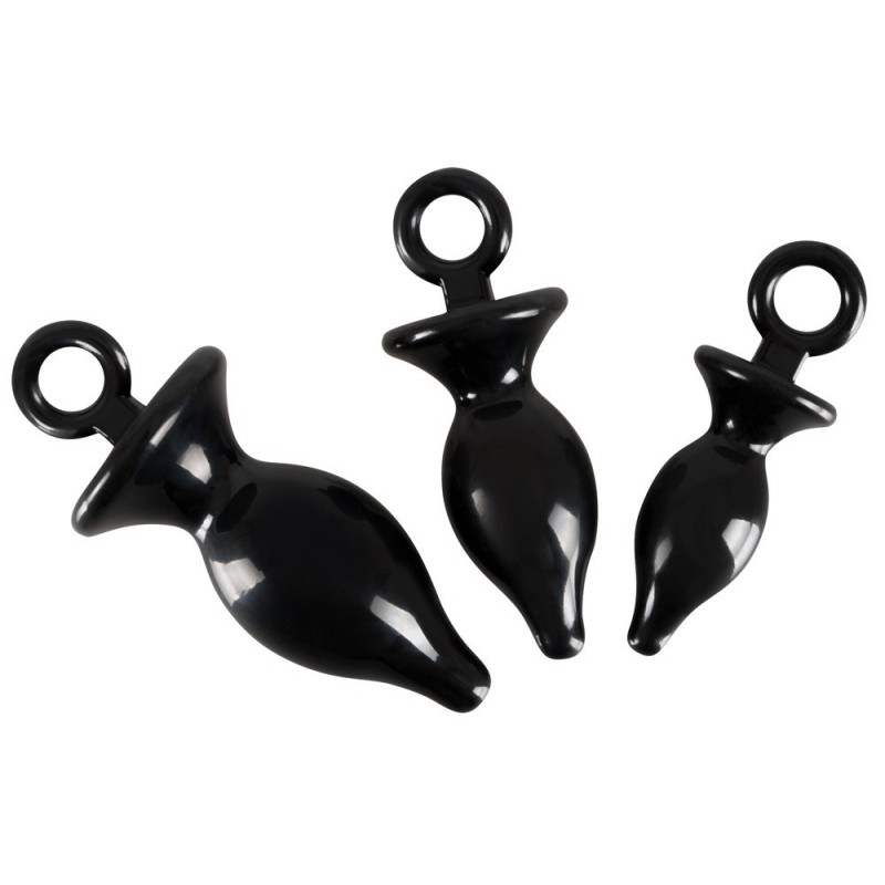 Σετ Εκπαίδευσης με 3 Anal Plugs Σετ Εκπαίδευσης με 3 Anal Plugs