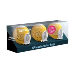 Pack De 3 Masturbador Masturbator Egg Fierce Satisfyer