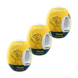 Balíček 3 Masturbátor Masturbator Egg Fierce Satisfyer