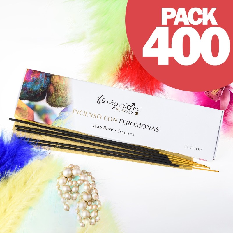 Paquet De 400 Bâtonnets D'encens De Phéromones Sexe Libre Tentation Play Sex