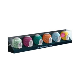 Pack De 6 Masturbador Masturbator Egg Satisfyer