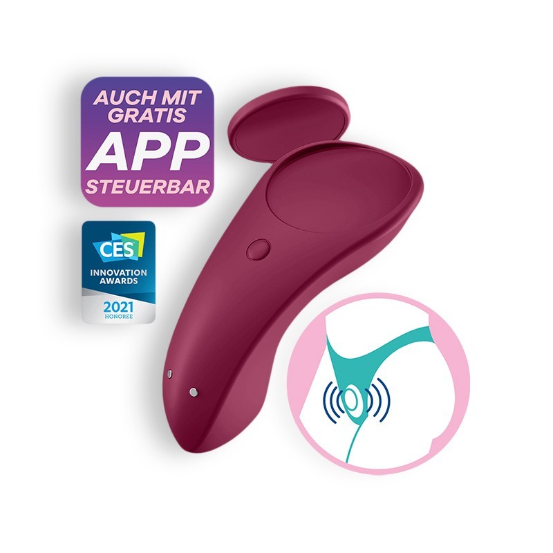 Vibračná nohavičková bielizeň s aplikáciou Sexy Secret Satisfyer Vibračná nohavičková bielizeň s aplikáciou Sexy Secret Satisfyer