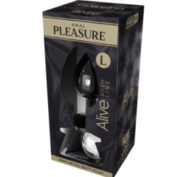 Anal Pleasure Mini Plug Metall Valge Suurus L