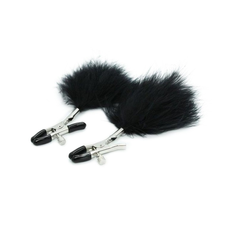 Pinze per capezzoli con piume Toyz4Lovers Pinze per capezzoli con piume Toyz4Lovers