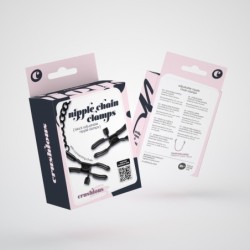 Klamry do sutków z łańcuszkiem Nipple Chain Clamps Crushious