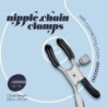 Srebrne Szczypce do Sutków z Łańcuszkiem Nipple Chain Clamps Crushious