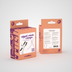 Clești pentru sfârcuri Silver Nipple Chain Clamps Crushious