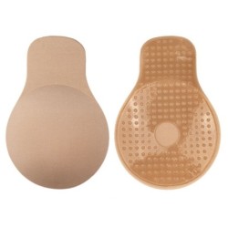 Podprsenka Push-Up pro zvednutí prsou, béžová látka, velikost Xl