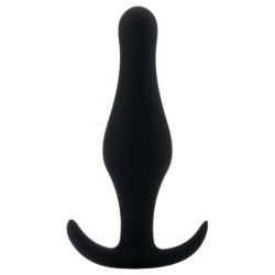 Anale plug butt plug met zwarte handgreep klein