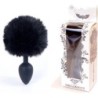 Plug Anal Con Cola De Conejo Exclusivity Negro Boss Series