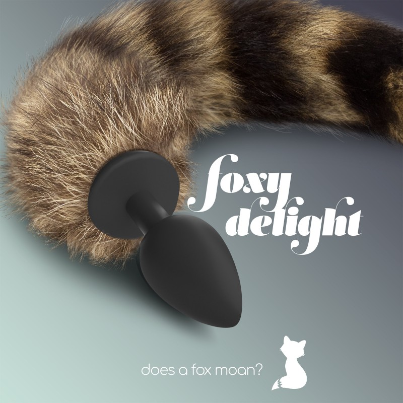 Analinis Kaištis Su Uodega Foxy Delight Silikoninis Crushious