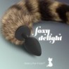 Analinis Kaištis Su Uodega Foxy Delight Silikoninis Crushious