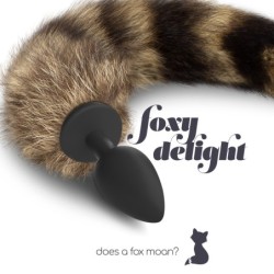 Análny kolík s chvostom Foxy Delight Silikónový Crushious