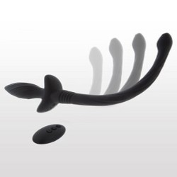 Analplug mit beweglichem Schwanz und Fernbedienung Puppy Play Taboom