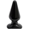 Doc Johnson Classic Butt Plug, musta, suuri anaalitulppa