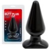 Doc Johnson Classic Butt Plug, musta, suuri anaalitulppa