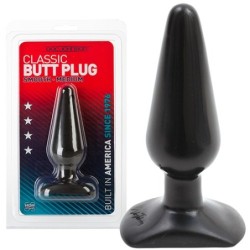 Plug Anal Doc Johnson Classic Butt Plug Negro Medium