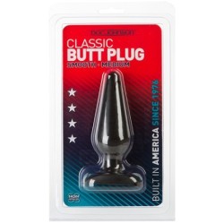 Anální kolík Doc Johnson Classic Butt Plug Černý Střední