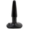 Doc Johnson Classic Butt Plug, musta, pieni anaalitulppa