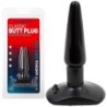 Doc Johnson Classic Butt Plug, musta, pieni anaalitulppa