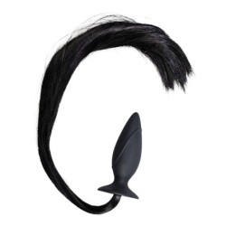 Plug Anale In Silicone Con Coda Di Cavallo