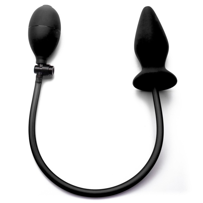 Plug Anal Inflable De Silicona Ouch! Negro Plug Anal Inflable De Silicona Ouch! Negro