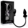 Plug Anal Inflable De Silicona Ouch! Negro