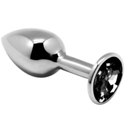 Anal-Vergnügen Mini Plug Metall Schwarz Größe L