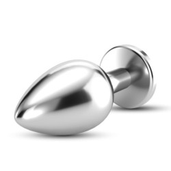 Plug Anale Gioiello Bijou Trasparente Grande Crushious Con Sacchetto di Velluto Gratuito