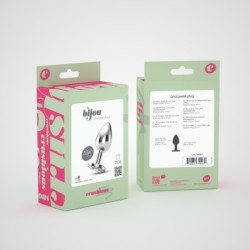 Anal Plug Juweel Bijou Transparant Groot Crushious Met Gratis Fluwelen Zakje