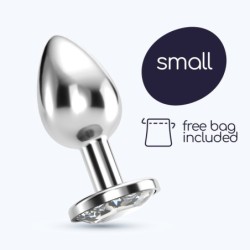 Plug Anale Gioiello Bijou Trasparente Piccolo Crushious Con Sacchetto Vellutato Gratuito